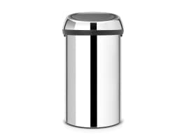 Affaldsspand Brabantia Touch Bin 60 liter brilliant stål