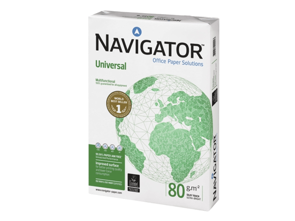 Navigator Universal, Universaali, A4 (210x297 mm), 500 arkkia, 80 g/m², Valkoinen