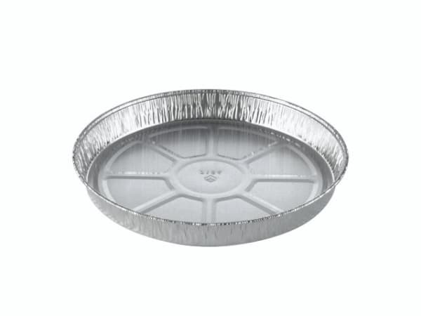 Alubakke 640 ml Ø206x22 mm Rund,100 stk/pk