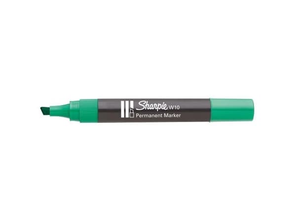 Sharpie W10, Sort, Grønn