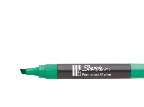 Sharpie W10, Sort, Grønn