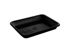 Bakke 1-rum 2227-1T 900 ml 227x178x29 mm CPET Sort,368 stk/krt