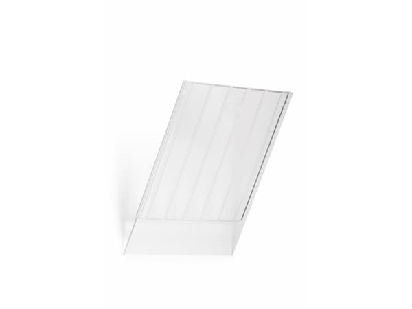 DURABLE FLEXIBOXX - Litteraturholder frontplate - gjennomsiktig