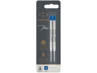 Parker 1950373, Blå, Medium, Blå, Silver, Kulspetspenna, Blåsa, 2 styck
