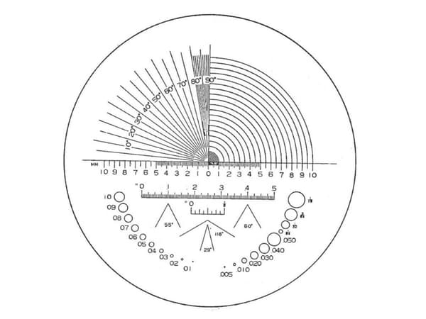 Eschenbach 115203 Præcisionsskala Linsestørrelse: (Ø) 23 mm