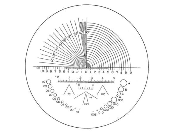 Eschenbach 115203 Præcisionsskala Linsestørrelse: (Ø) 23 mm