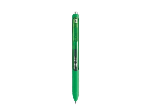 Papermate Injoy Gel, Indragbar gelpenna, Grön, Grön, Transparent, Rund, Ambidextrous, Medium