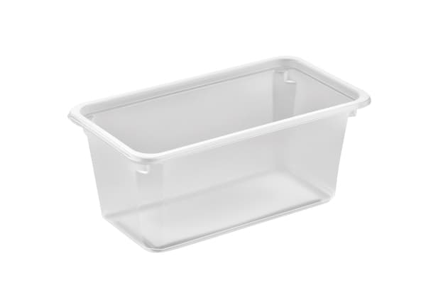 Plastbakke Kageboks K2182-1G 1-tynnyri 860 ml 179x98x75 mm PP Klar,512 stk/krt