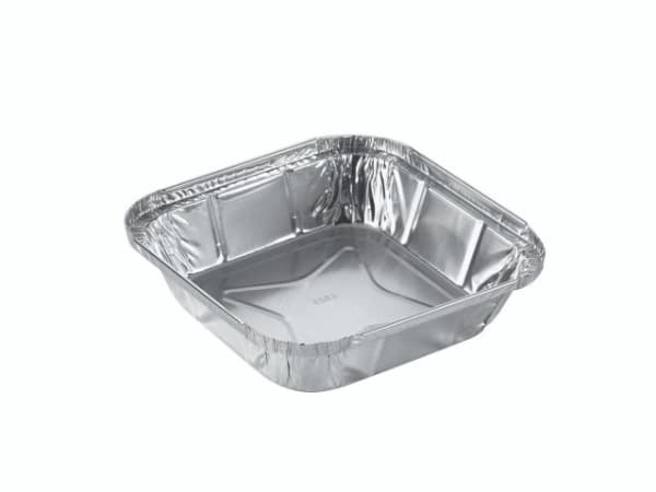Alubakke 542 ml 153x153x34 mm,100 stk/pk