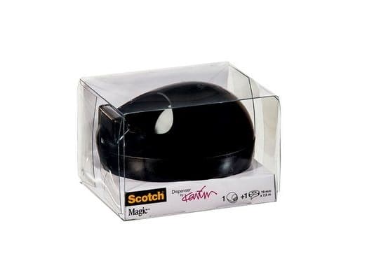 Scotch Magic C36-B-EU - Dispenser med kontortape - skrivebord - 19 mm x 33 m - svart