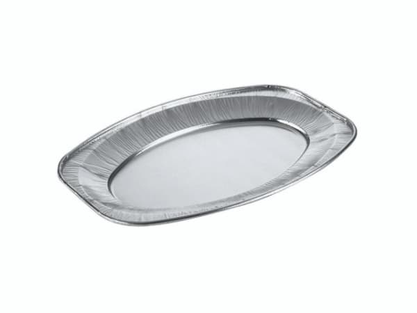 Cateringfad oval mellem 43x29x2,5cm glat 10stk/pak