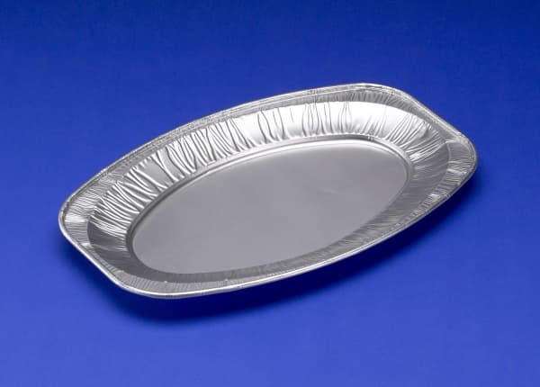 Cateringfad oval mellem 43x29x2,5cm glat 10stk/pak