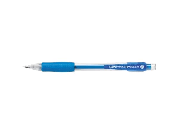 BIC Velocity, Flerfarget, Blå, Oransje, Rosa, Lilla, Gult, 2HB, 0,7 mm, Rund, Uttrekkbar