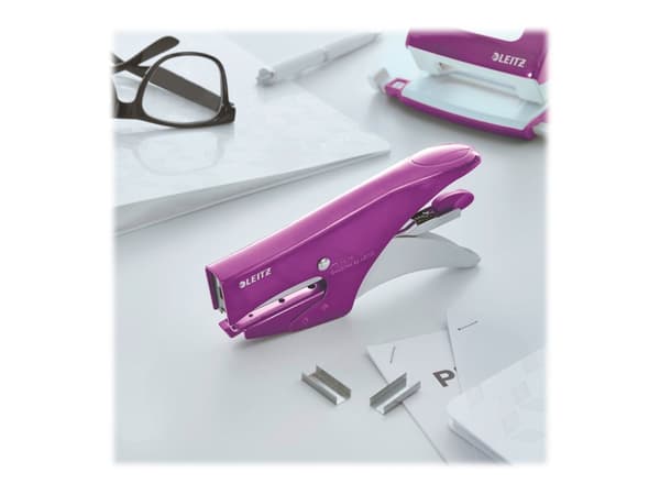 Häftapparat Leitz WOW lila metallic