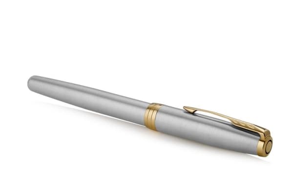 Parker 1931505, Svart, Guld, Rostfritt stål, Blå, Metall, Rostfritt stål, Guld, Rund spets, Guld/rostfritt stål