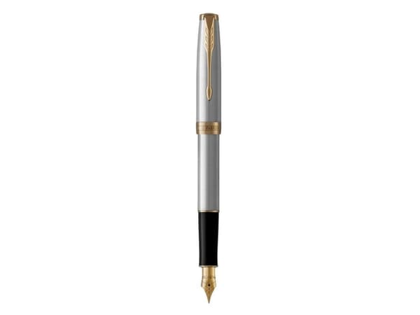 Parker 1931505, Svart, Guld, Rostfritt stål, Blå, Metall, Rostfritt stål, Guld, Rund spets, Guld/rostfritt stål