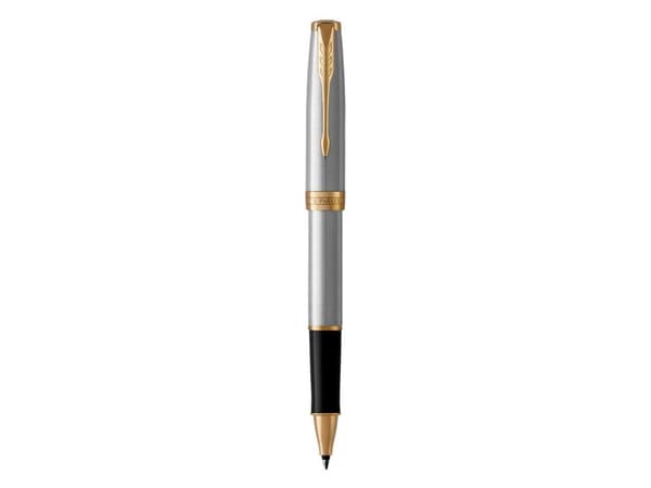 Parker 1931506, Stiftpenna, Svart, Guld, Rostfritt stål, Svart, Metall, Rostfritt stål, Guld, Fin