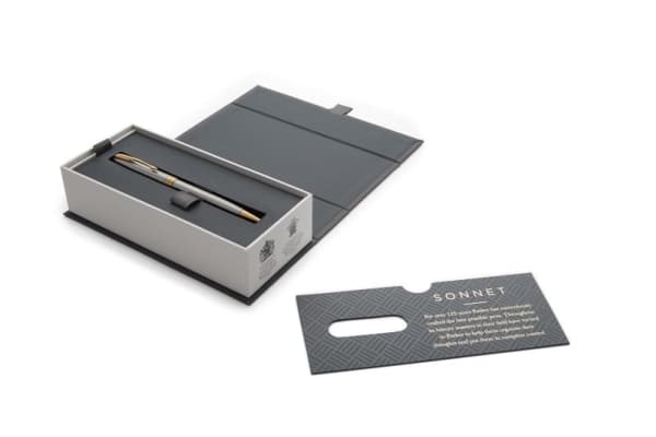 Parker 1931507, Klämma, Indragbar kulspetspenna med vridfunktion, Svart, 1 styck, Medium
