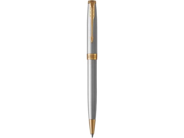 Parker 1931507, Klämma, Indragbar kulspetspenna med vridfunktion, Svart, 1 styck, Medium
