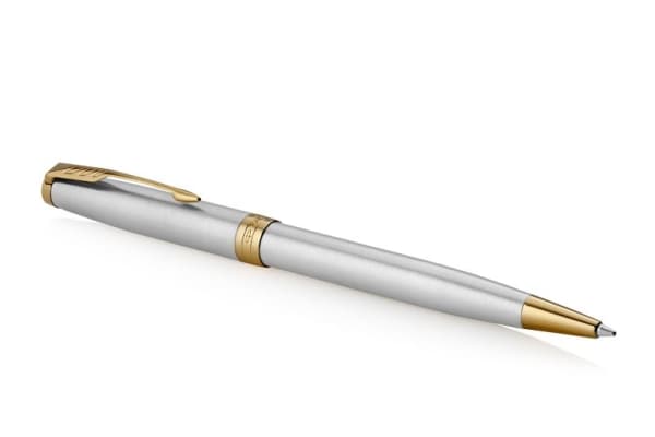 Parker 1931507, Klämma, Indragbar kulspetspenna med vridfunktion, Svart, 1 styck, Medium