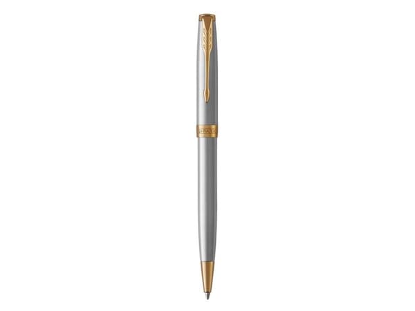 Parker 1931507, Klämma, Indragbar kulspetspenna med vridfunktion, Svart, 1 styck, Medium