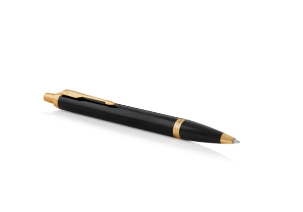 Parker IM, Klämma, Fastklämbar, indragbar kulspetspenna, Påfyllnadsbar, Blå, 1 styck, Medium