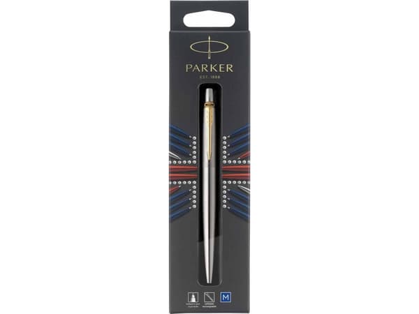 Parker 1953206, Klips, Uttrykkbar kulepenn med hengefeste, Gjenfyllbar, Blå, 1 stykker