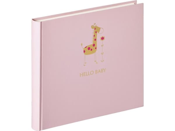 Walther Baby Animal rosa 25x28 50 vita sidor / Giraff UK148R