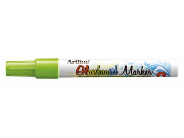 Marker Artline Glassboard EPG4 fluorescerende grøn 2,0mm - (12 stk.)