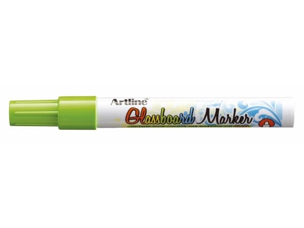 Marker Artline Glassboard EPG4 fluorescerende grøn 2,0mm - (12 stk.)