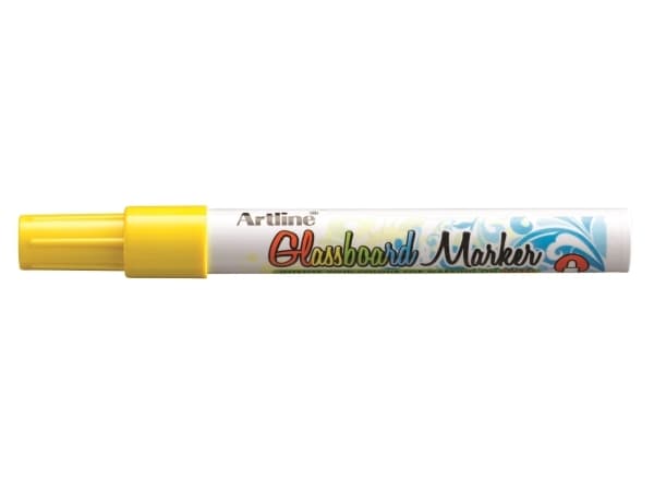 Marker Artline Glassboard EPG4 fluorescerende gul 2,0mm - (12 stk.)