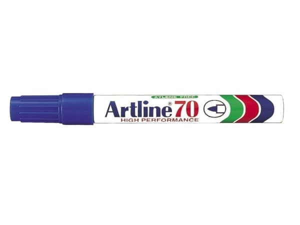 Marker Artline 70 permanent blå 1,5mm - (12 stk.)