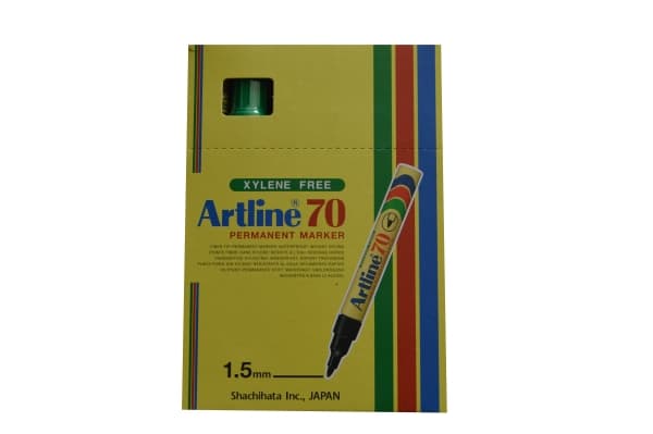Marker Artline 70 permanent grön 1,5 mm - (12 st.)