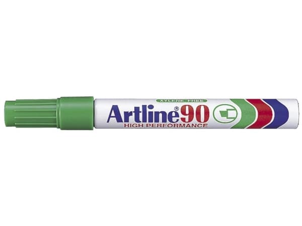 Tussi Artline 90 permanentti vihreä 2-5mm - (12 kpl.)