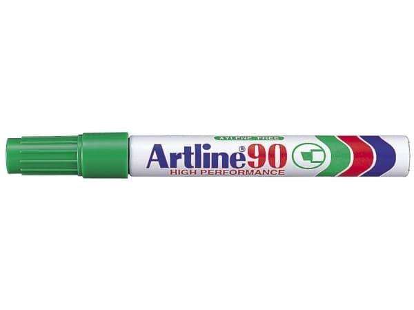 Tussi Artline 90 permanentti vihreä 2-5mm - (12 kpl.)