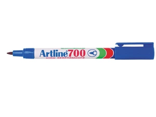 Marker Artline® 700 permanent blå 0,7mm - (12 stk.)