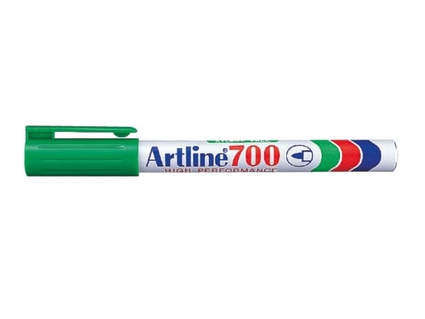Marker Artline® 700 permanent grön 0,7mm - (12 st.)