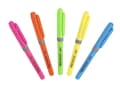 Miniatyrbilde 3 av 5: BIC brite liner Grip - Markeringspenn - fluorescerende grønn - vannbasert blekk - 1.6-3.4 mm - fin og bred (en pakke 12)