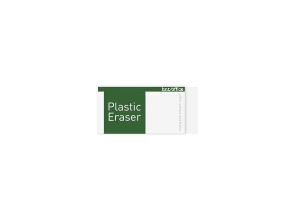 Viskelæder PVC-fri 60x26x10 mm hvid - (20 stk.)