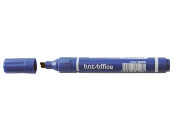 Marker WERA blå permanent kantet spids 1-4mm - (12 stk.)