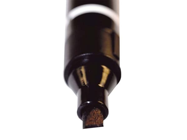 Marker WERA svart permanent med kantad spets 1-4mm - (12 st)