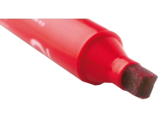 Marker WERA rød permanent kantet spids 2-10mm - (10 stk.)