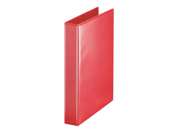 Esselte ESSENTIALS - Presentationsringpärm - för A4 - kapacitet: 280 ark - röd