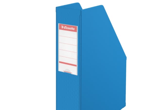 Tidsskriftsamler Vivida PVC A4 70mm blå - (10 stk.)