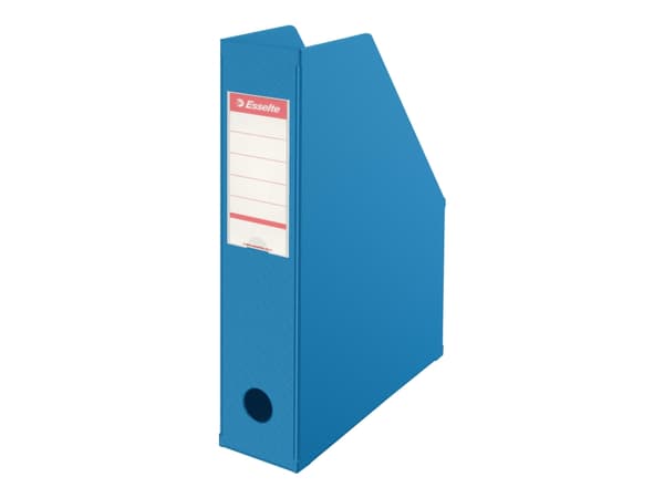 Tidsskriftsamler Vivida PVC A4 70mm blå - (10 stk.)