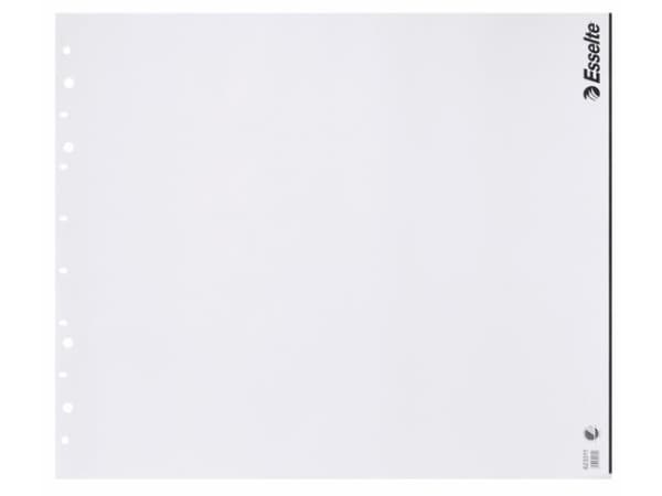 Esselte Standard - Flip-over tavleblokk - 850 x 720 mm - 25 ark - hvit - 12 hull