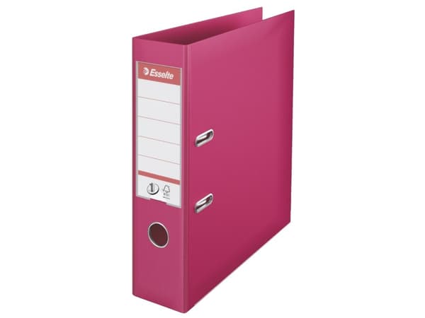 Brevordner Esselte No.1 Power fuchsia A4 bred - (10 stk.)