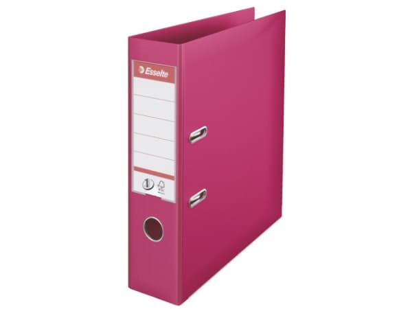 Brevordner Esselte No.1 Power fuchsia A4 bred - (10 stk.)