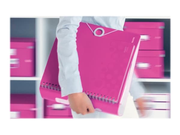 Leitz 180° Active WOW - Spakbågesfil - ryggbredd: 82 mm - för A4 - kapacitet: 500 ark