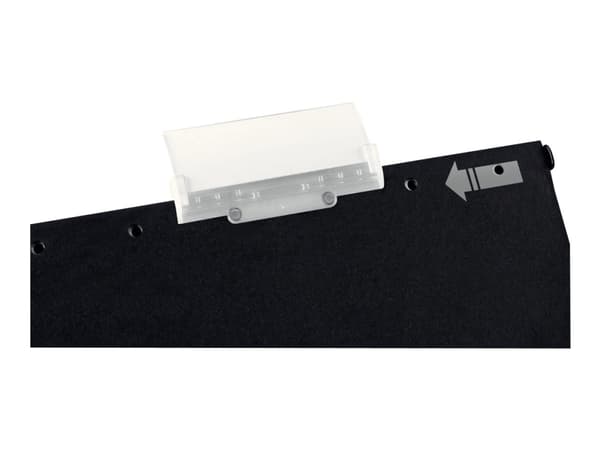 Leitz ALPHA Active - Hengefil - med fliker - svart